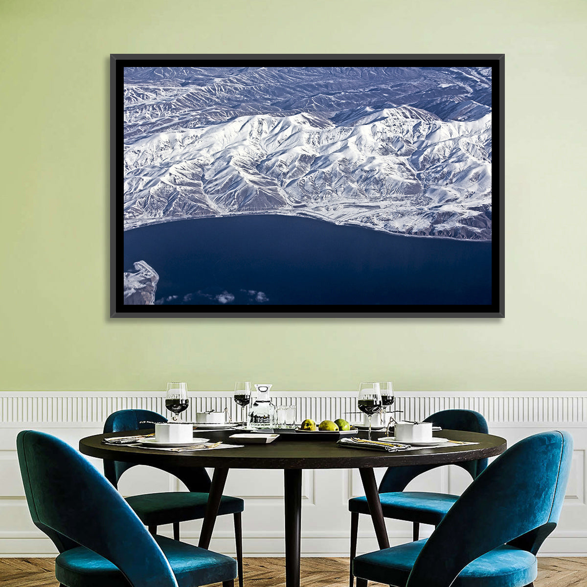 Lake Sevan Aerial Wall Art
