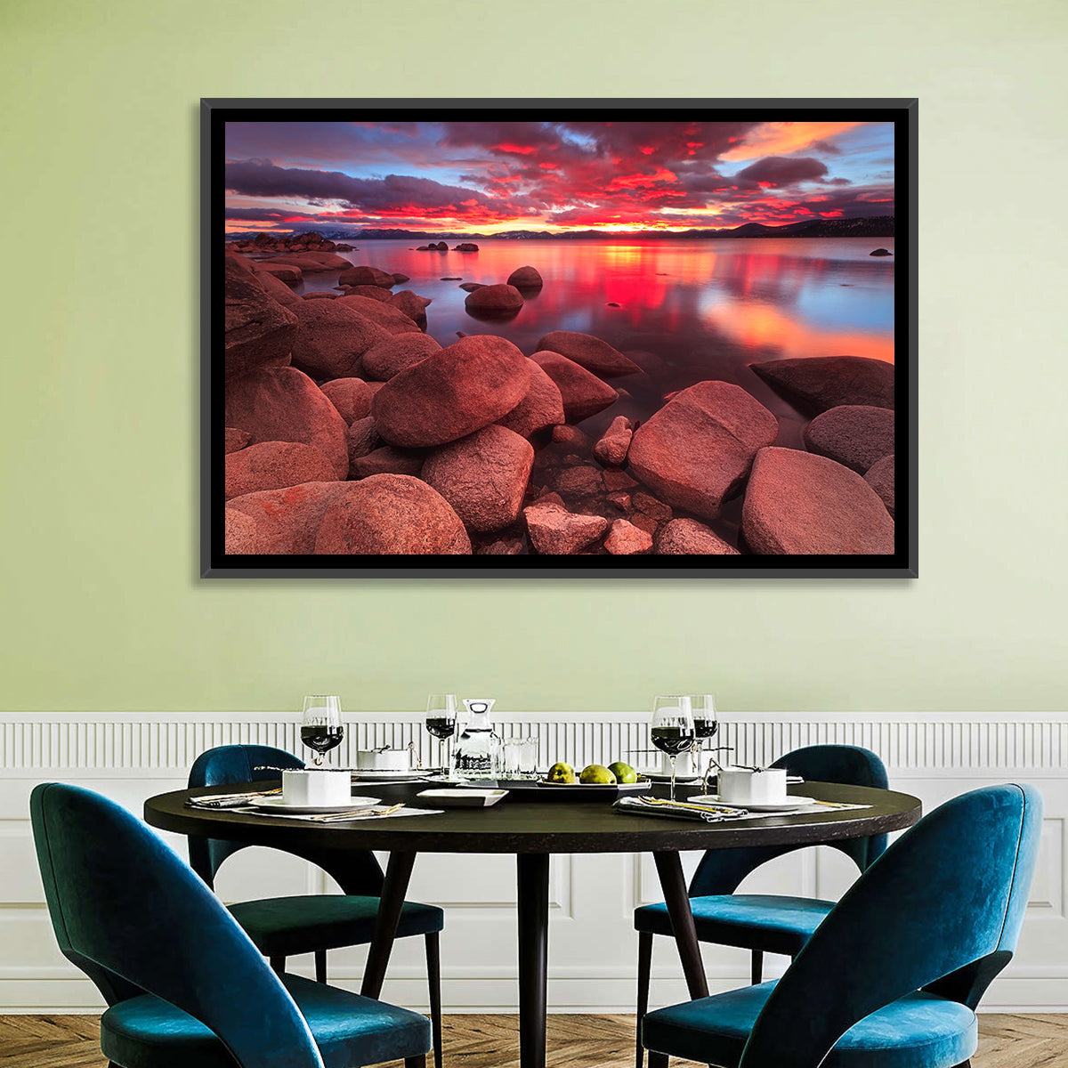 Lake Tahoe Sunset Wall Art