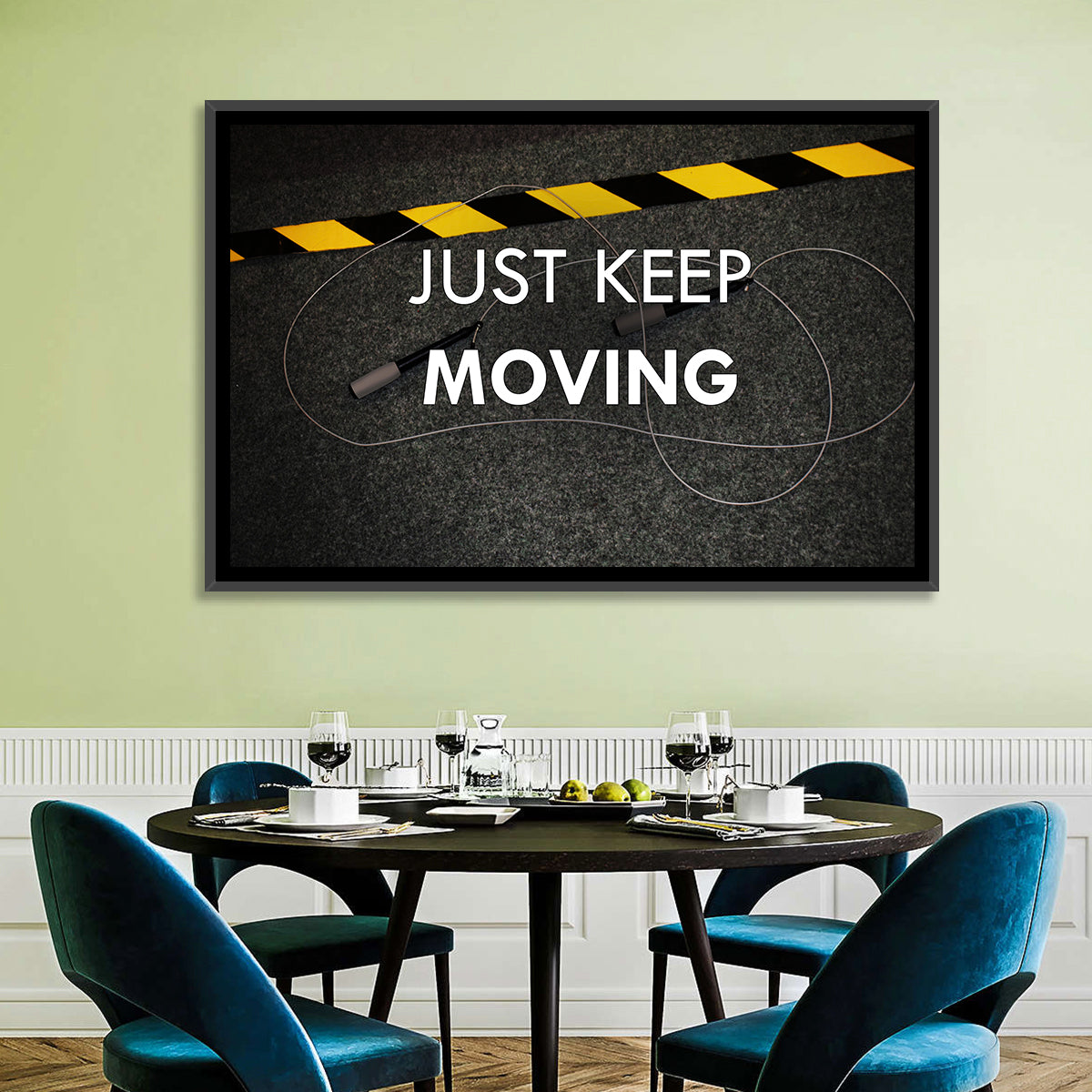 Just Keep Moving II Wall Art