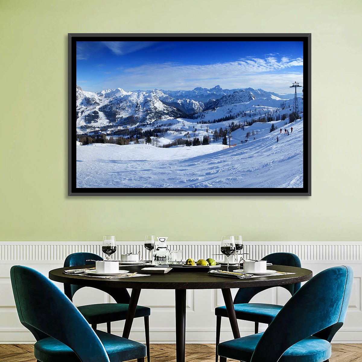 Nassfeld Ski Resort Wall Art