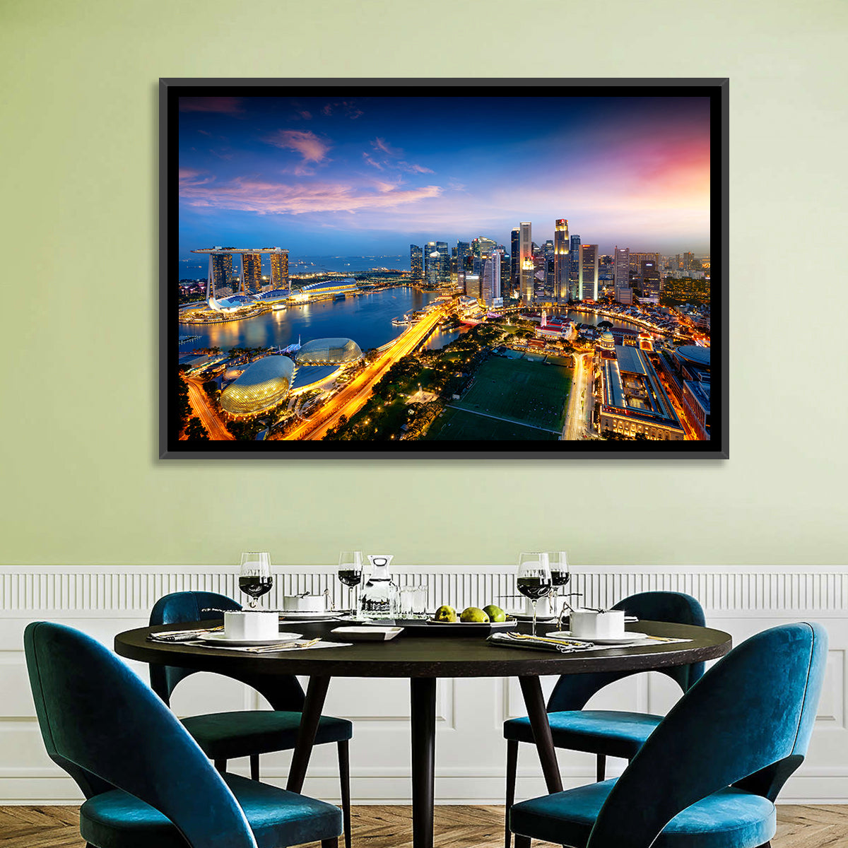 Singapore Cityscape Wall Art