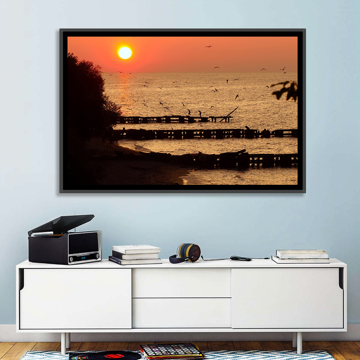 Lake Erie Sunset Wall Art