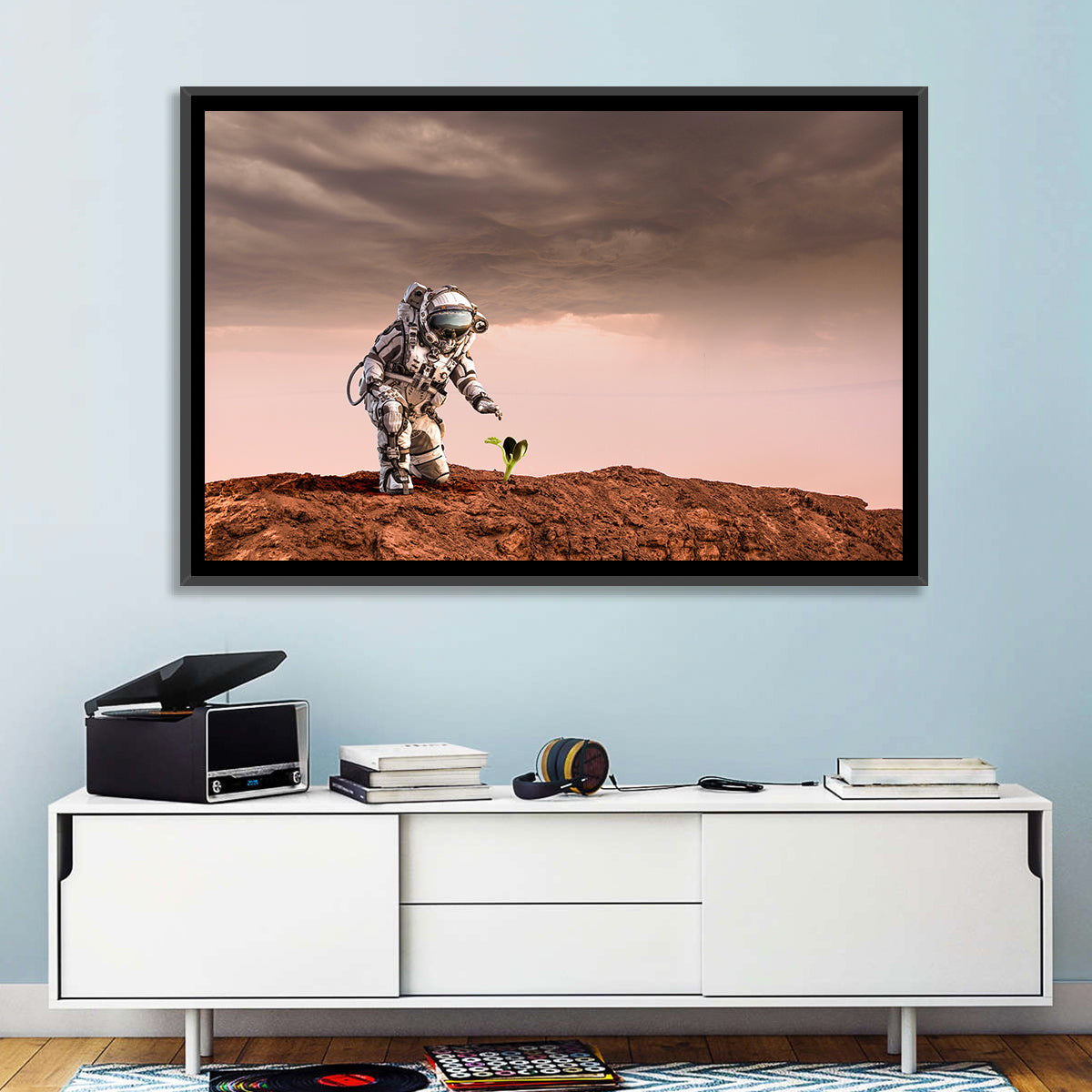 Mars Life Concept Wall Art