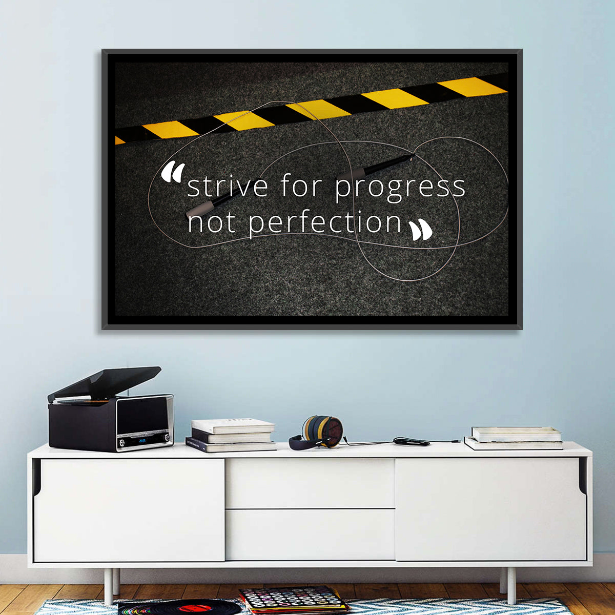 Strive For Progress Wall Art