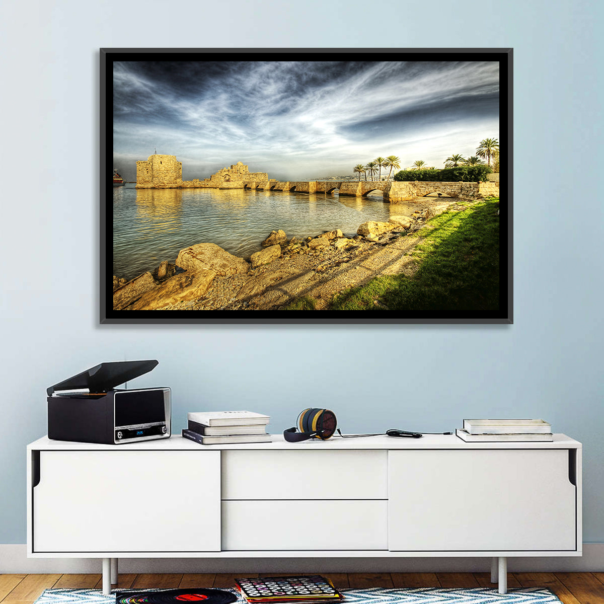 Crusader Sea Castle Wall Art