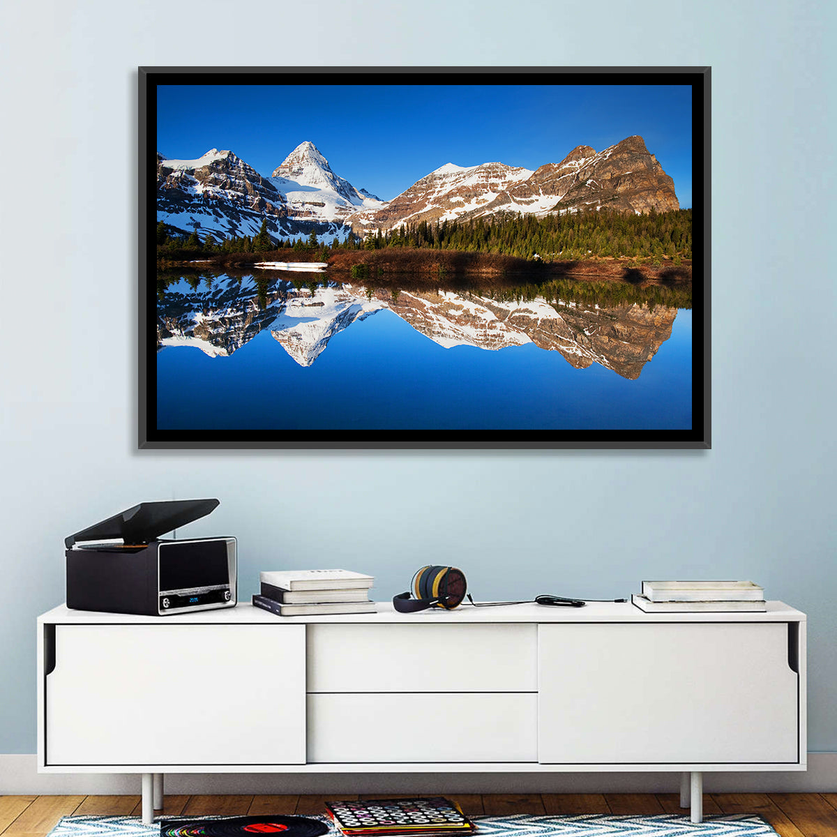 Snowy Mount Assiniboine Wall Art