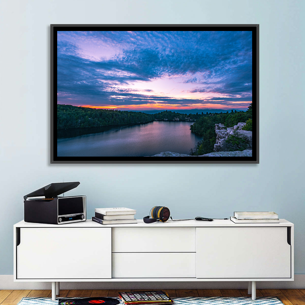 Lake Minnewaska Sunset Wall Art