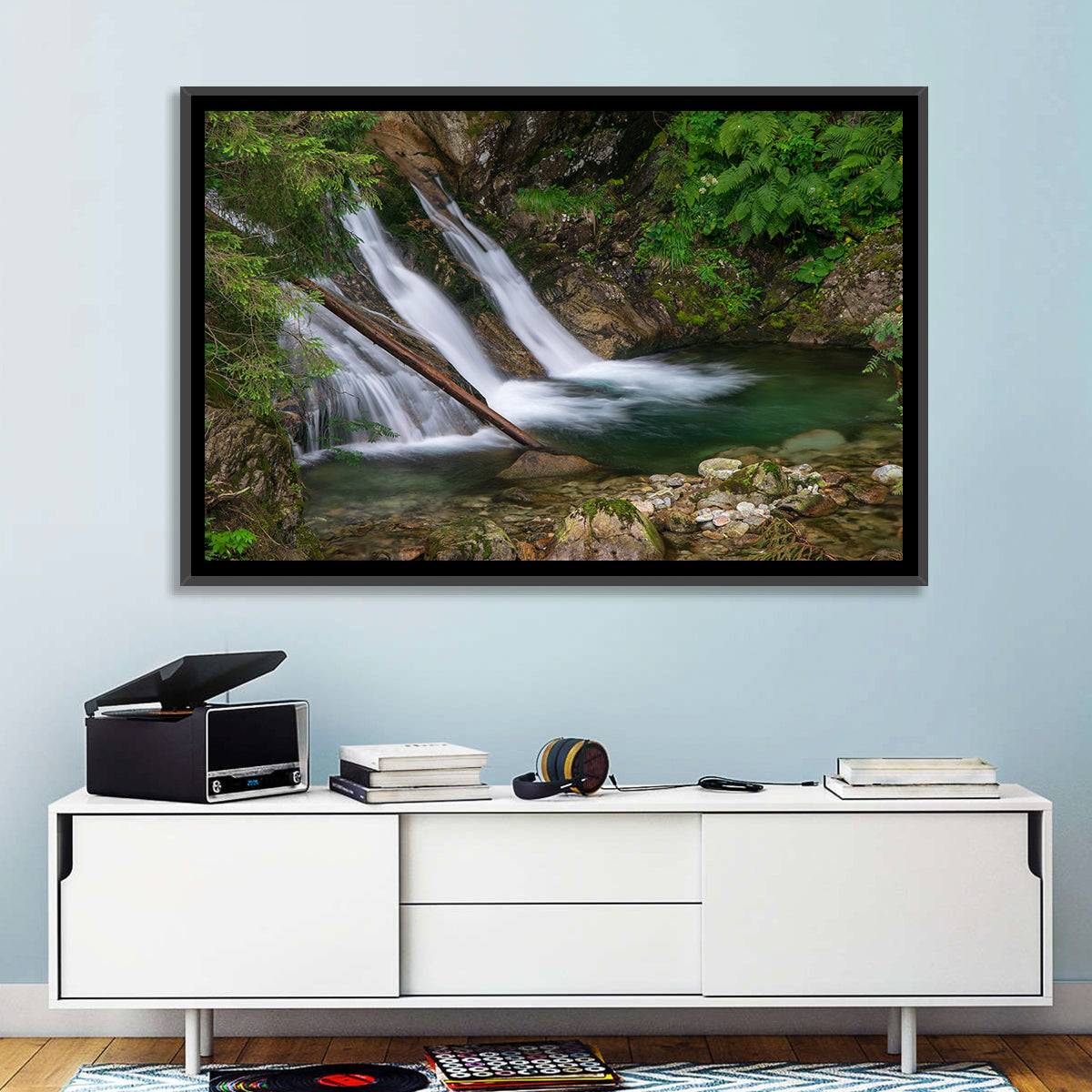 Mount Mickiewicz Waterfall Wall Art