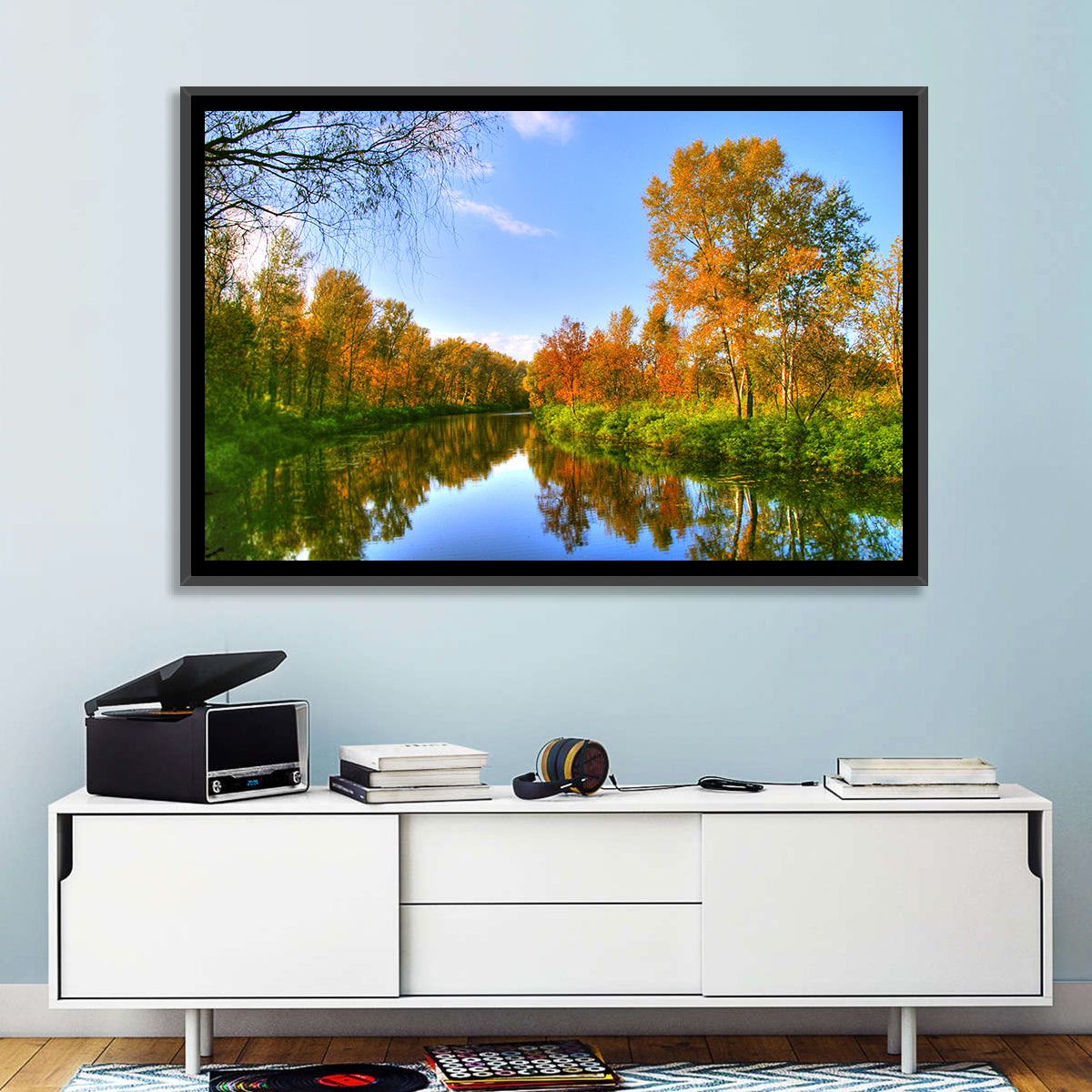 Autumn River Wall Art