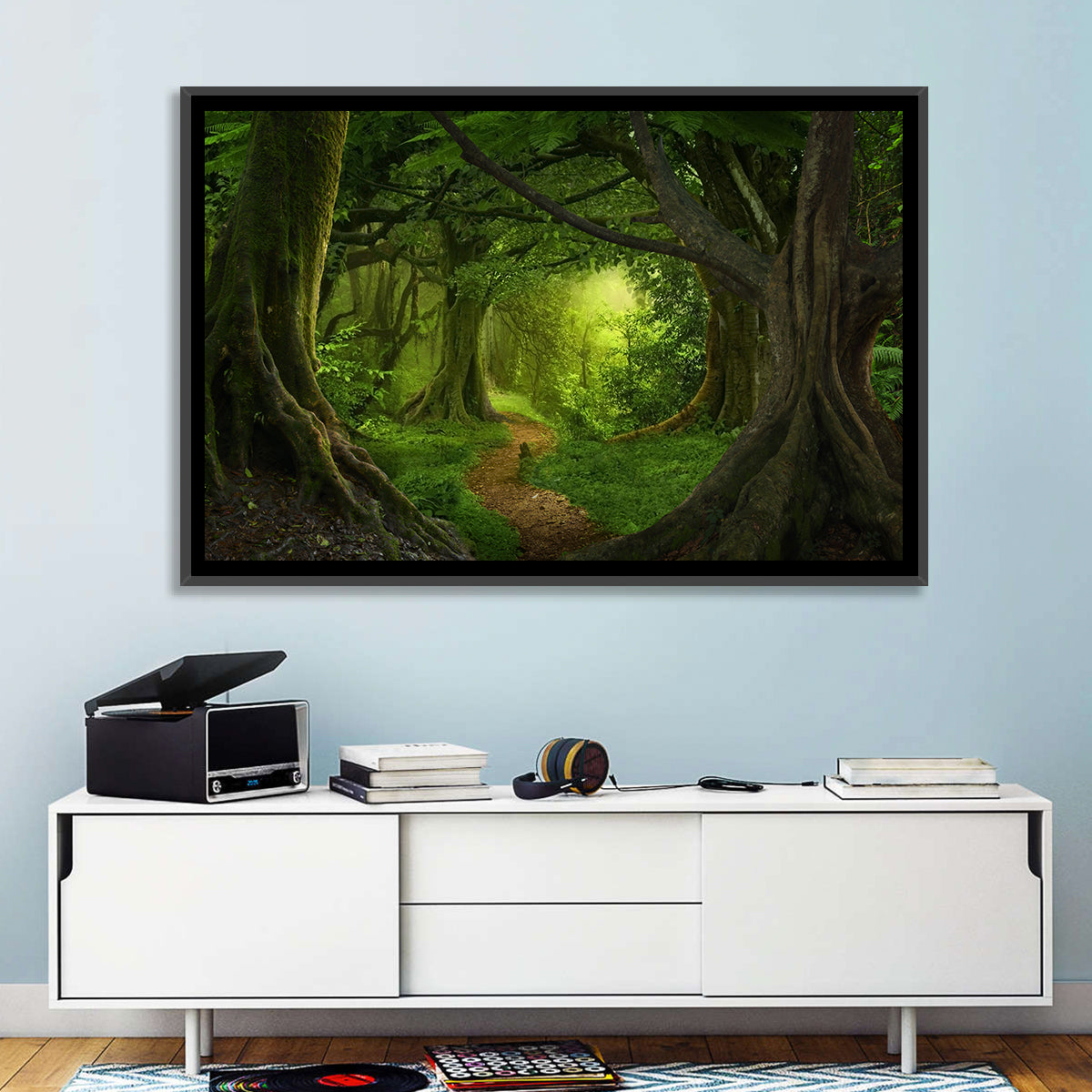 Tropical Forest Path Wall Art