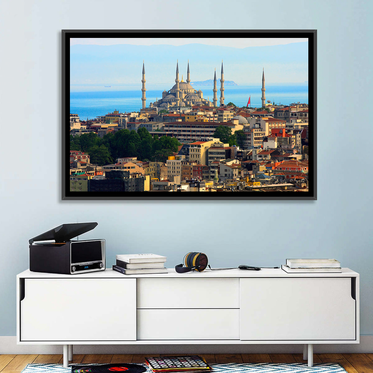 Istanbul Skyline Wall Art