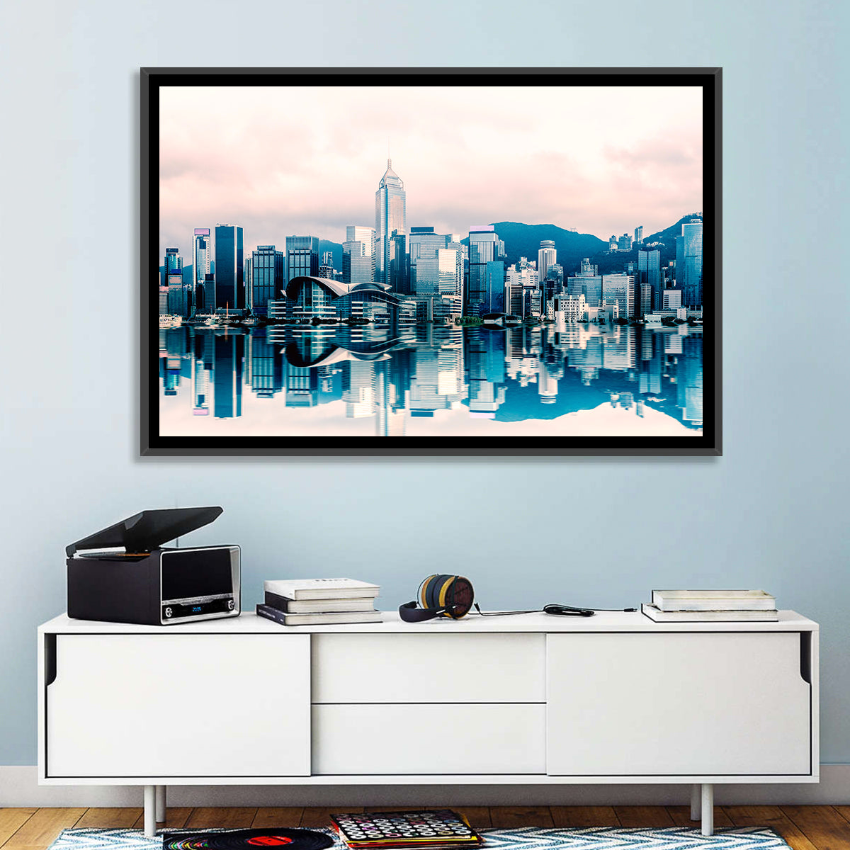 Victoria Harbour Sketch Wall Art