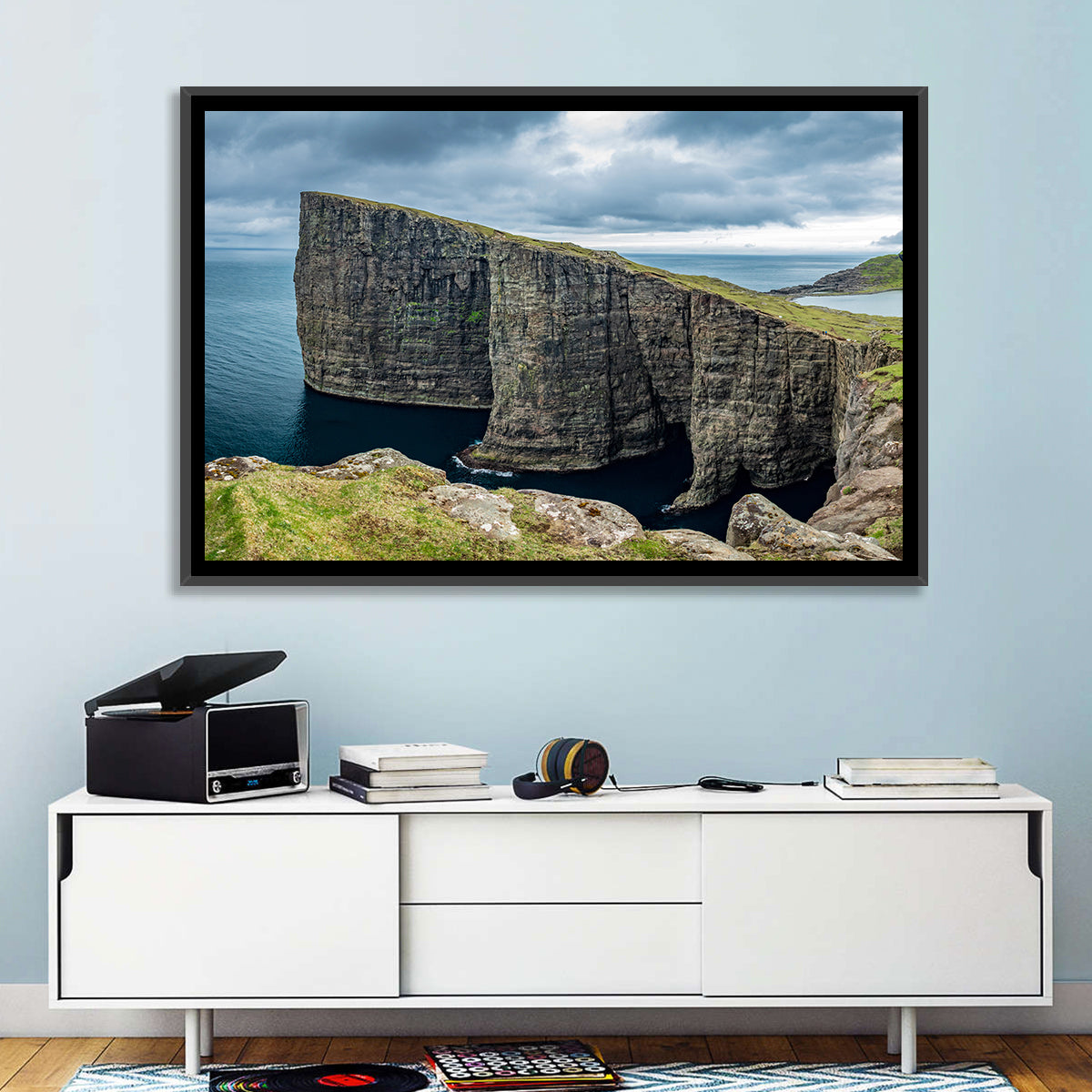 Faroe Islands Cliff Wall Art