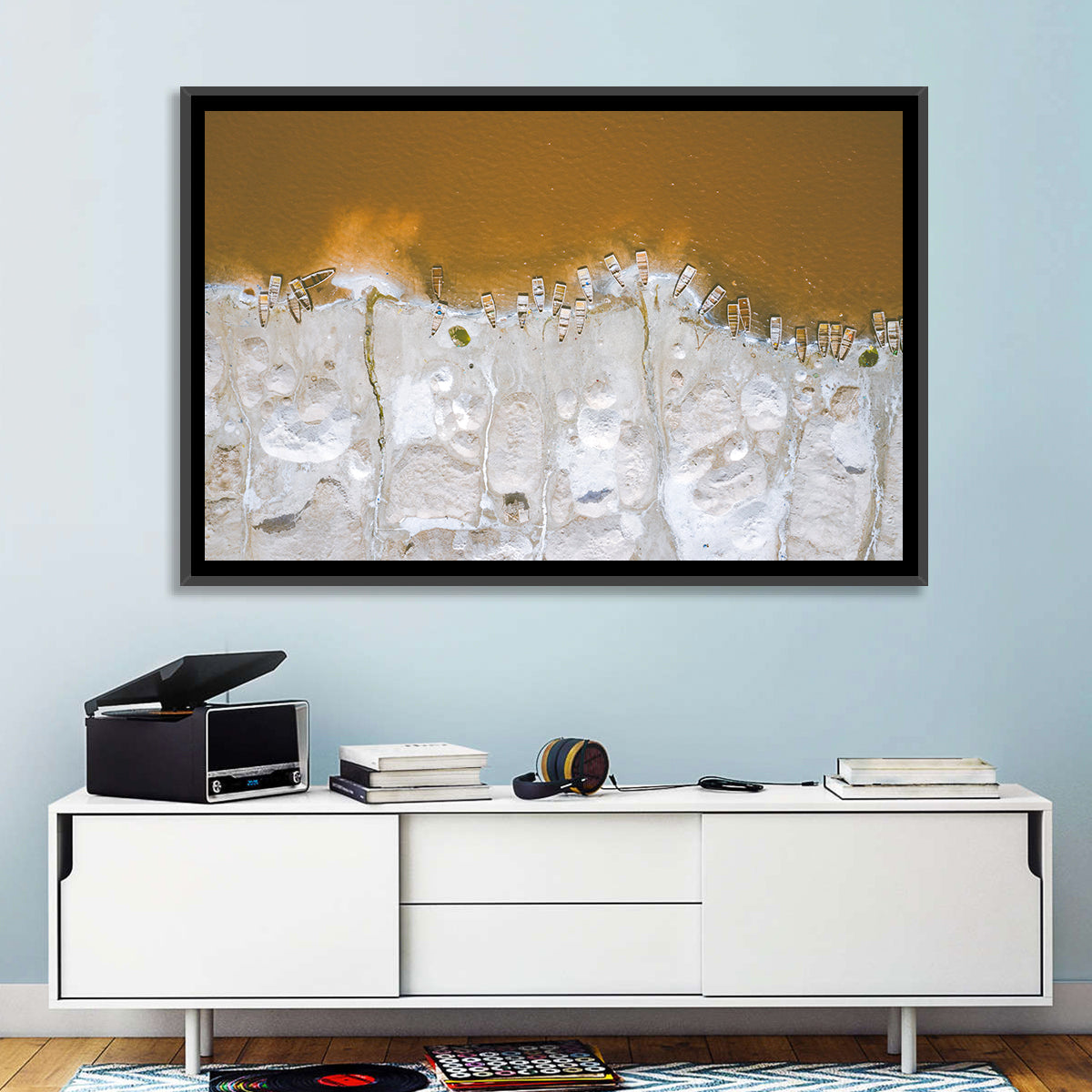 Lake Rose Senegal Wall Art