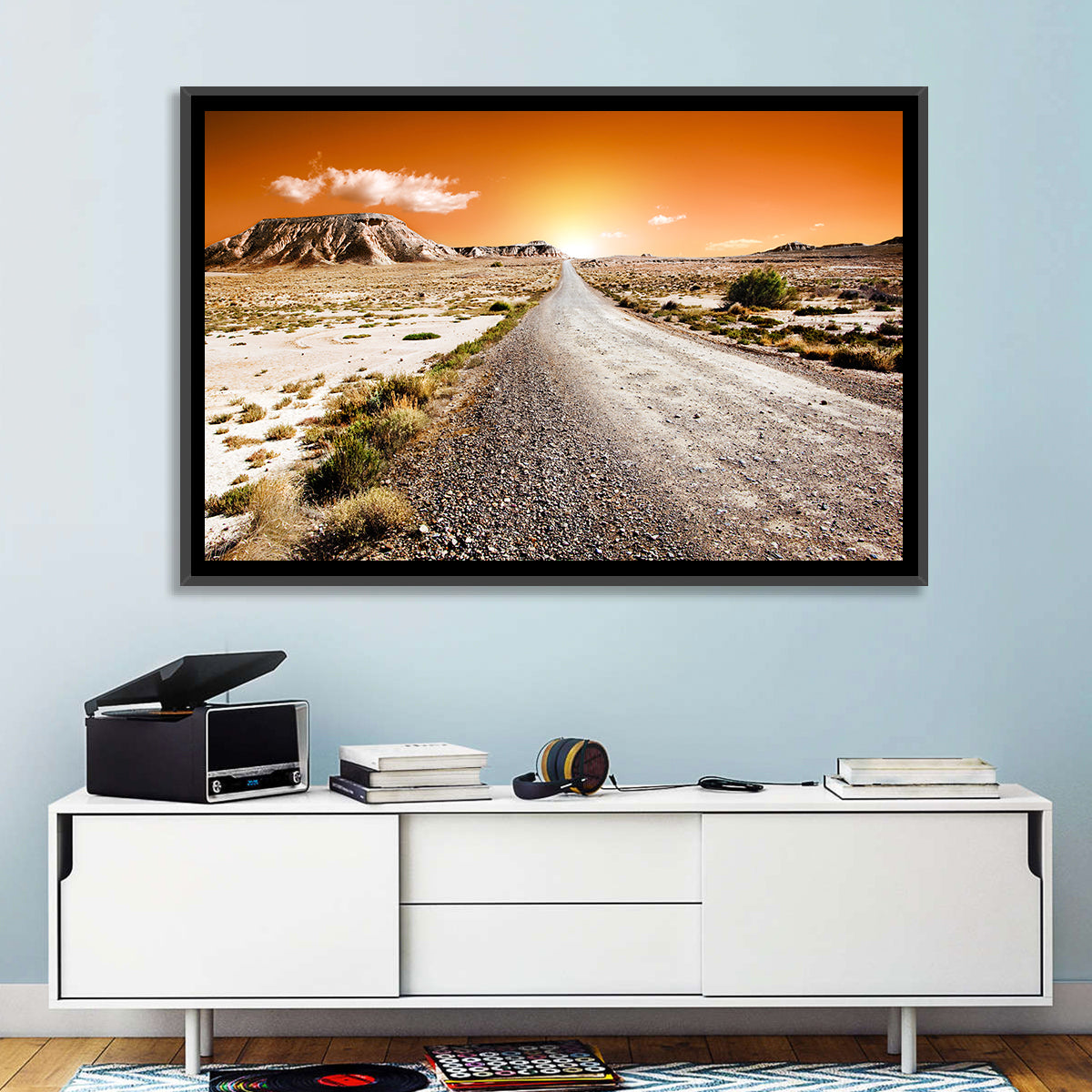 Infinite Desert Road Wall Art