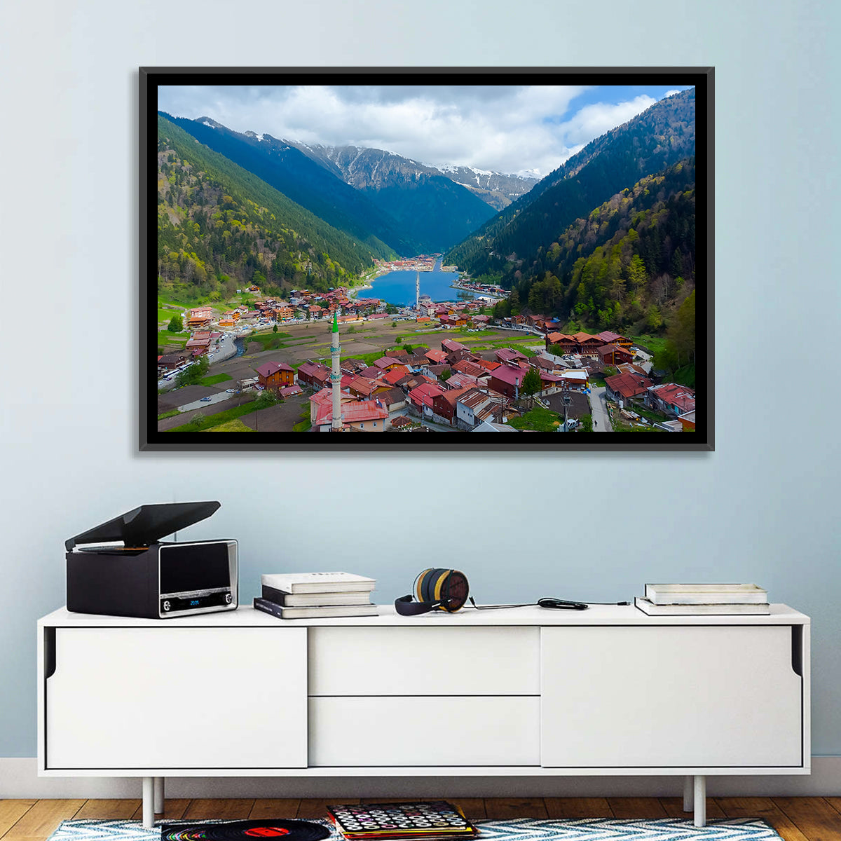 Uzungol Village Lake Wall Art