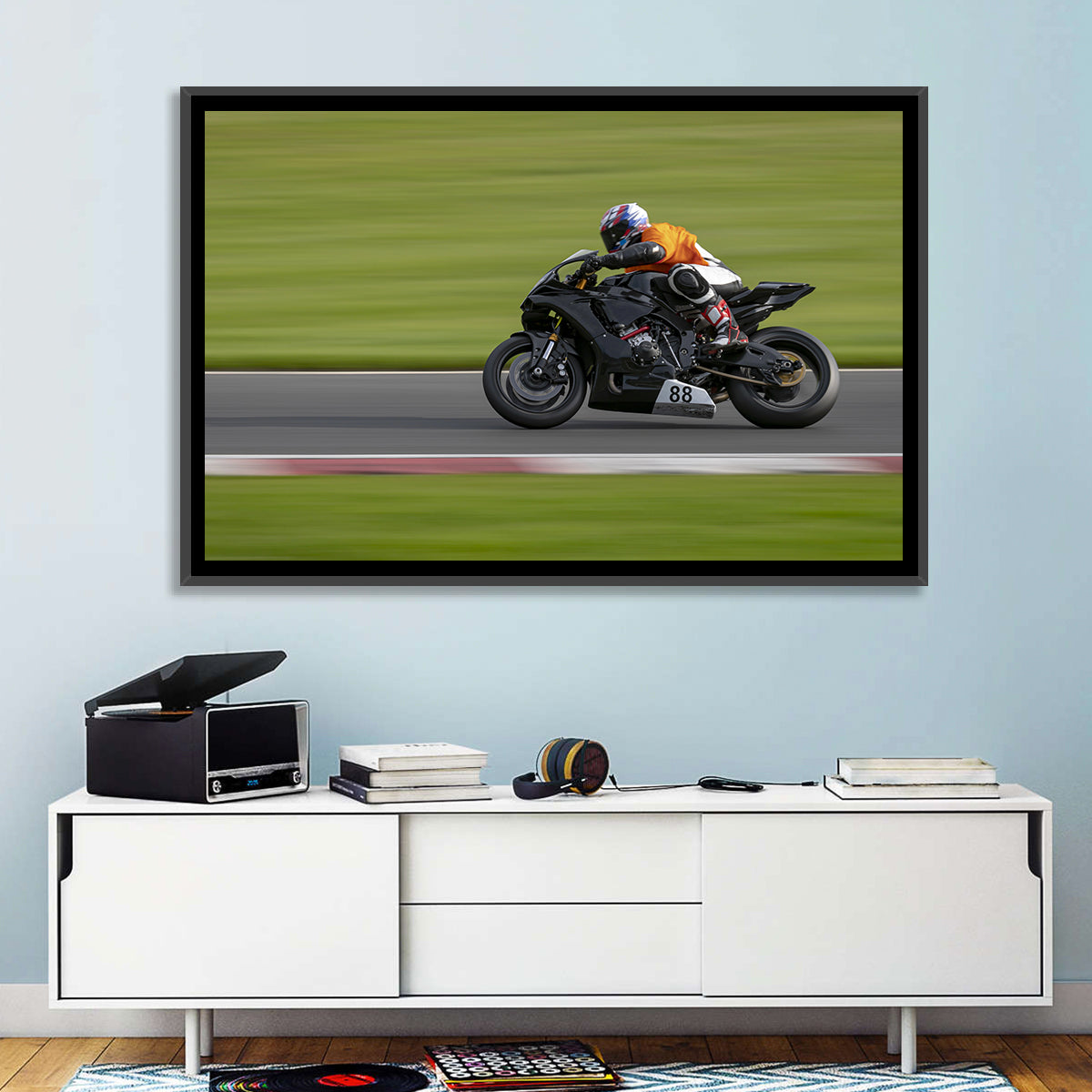 Racing Motorbike Wall Art