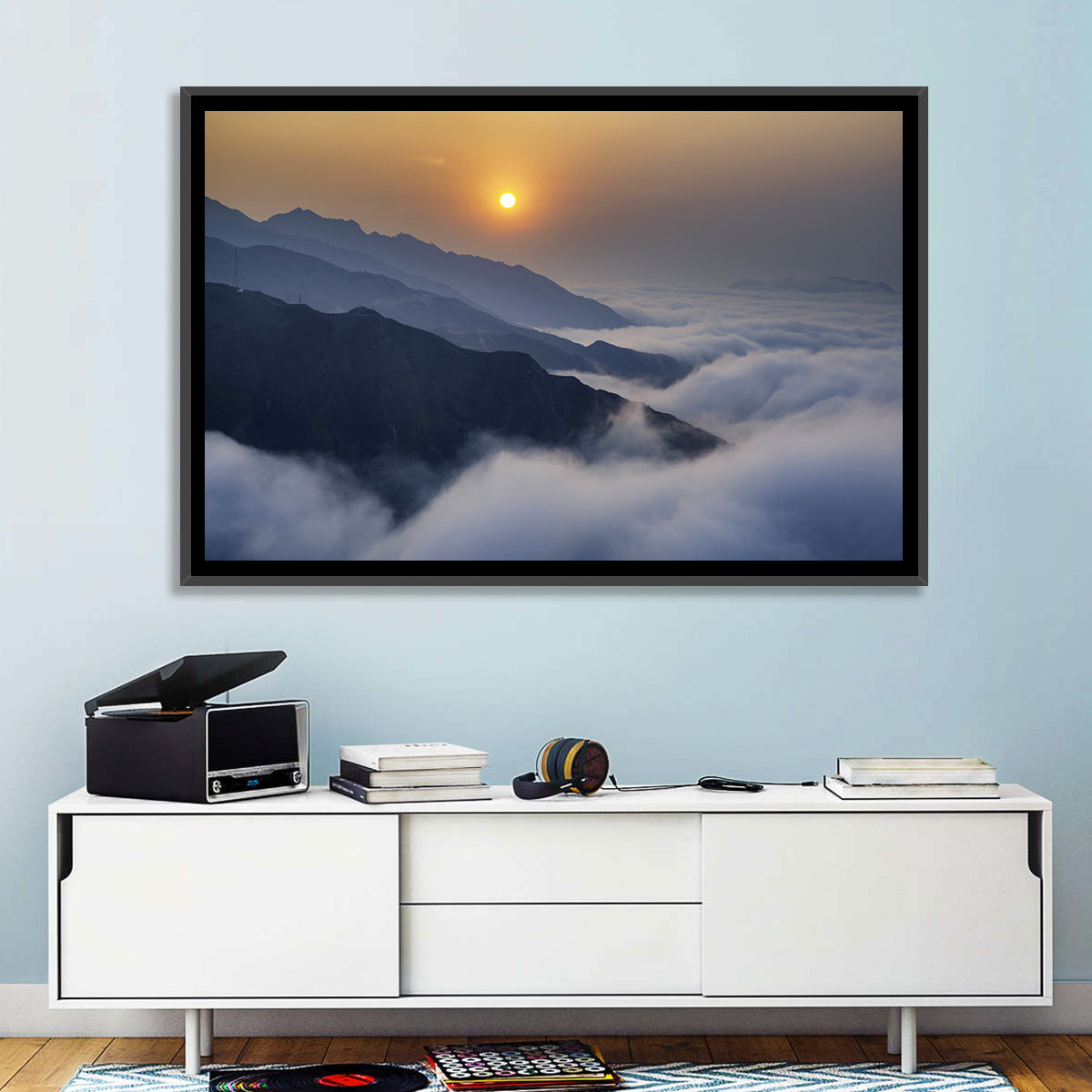 Ta Xua Mountain Range Wall Art