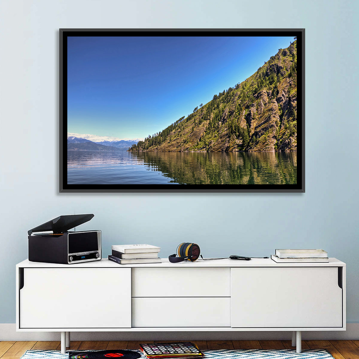 Monarch Mountains Lake Wall Art