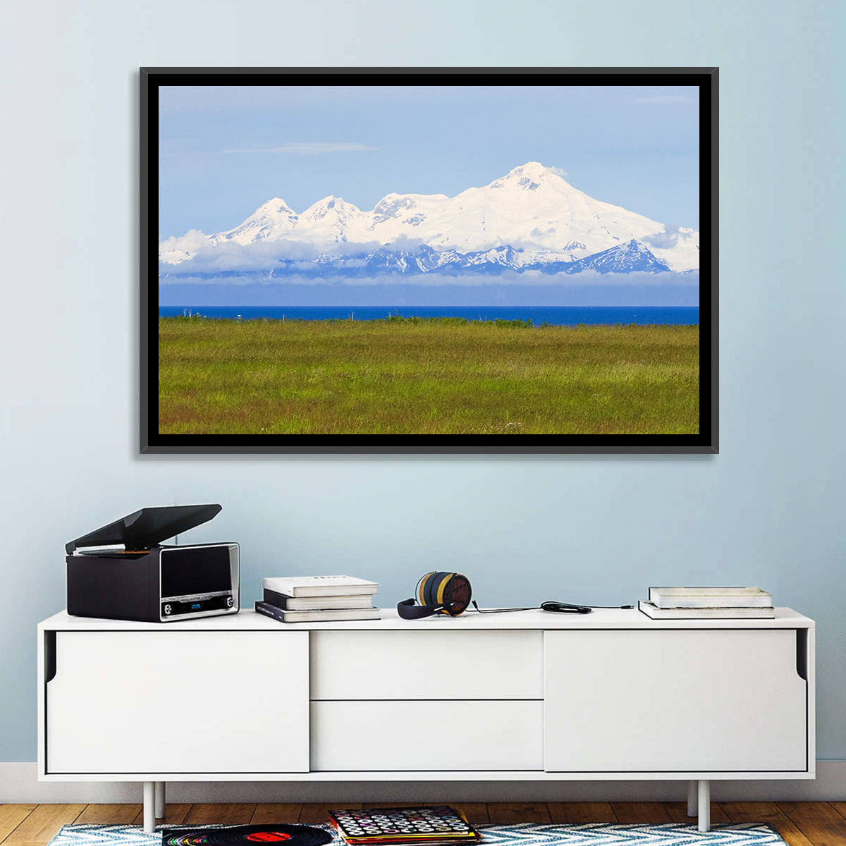 Mount Iliamna Volcano Wall Art