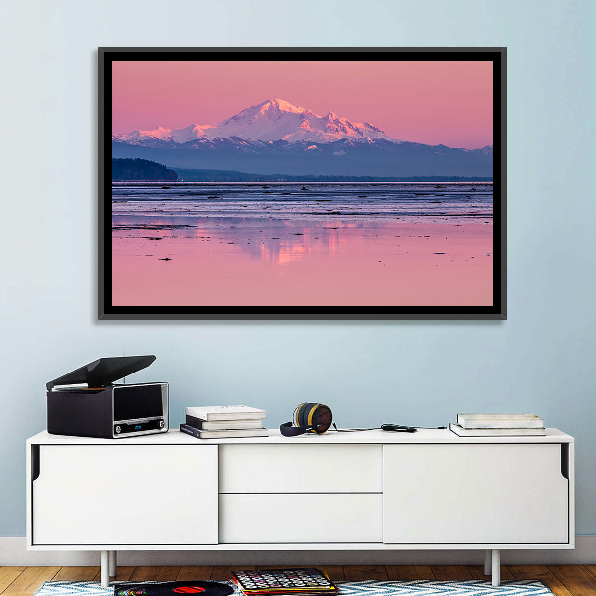 Mount Baker Sunset Wall Art