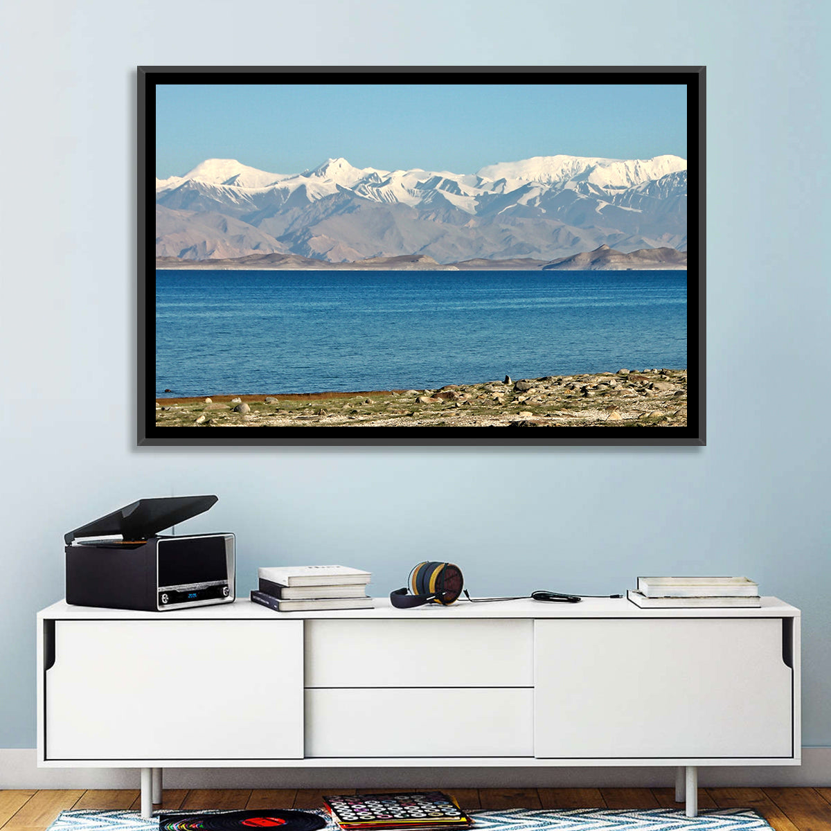 Karakul Lake & Pamir Mountains Wall Art