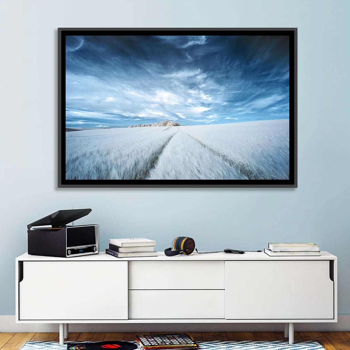 Surreal Agricultural Fields Wall Art