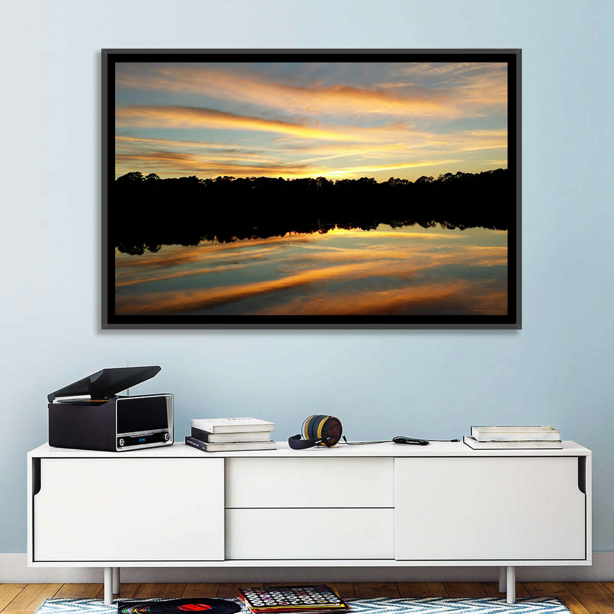 Lake Charles Sunset Wall Art