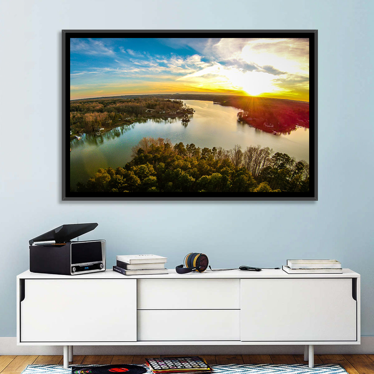 Lake Wylie Sunset Wall Art