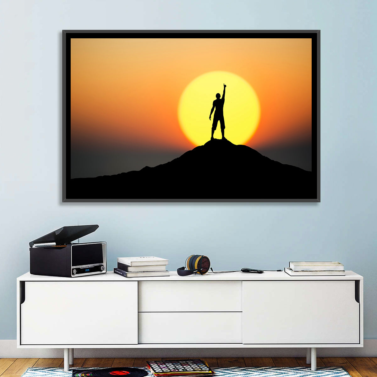 Champion Silhouette Wall Art