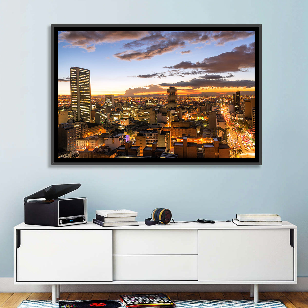 Bogota Cityscape Wall Art