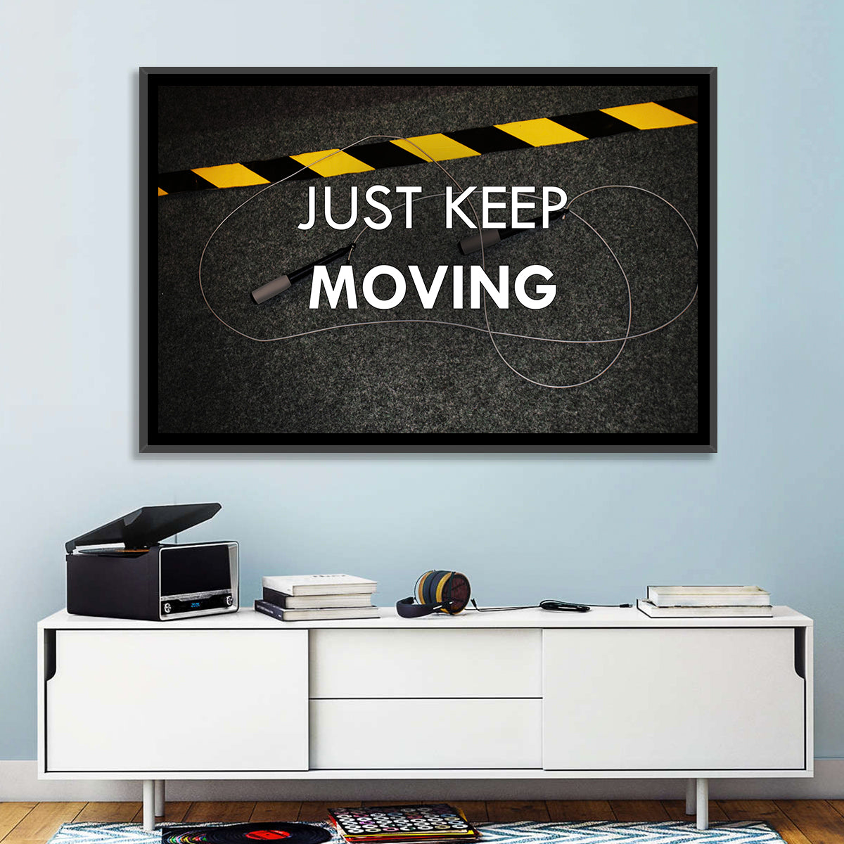 Just Keep Moving II Wall Art