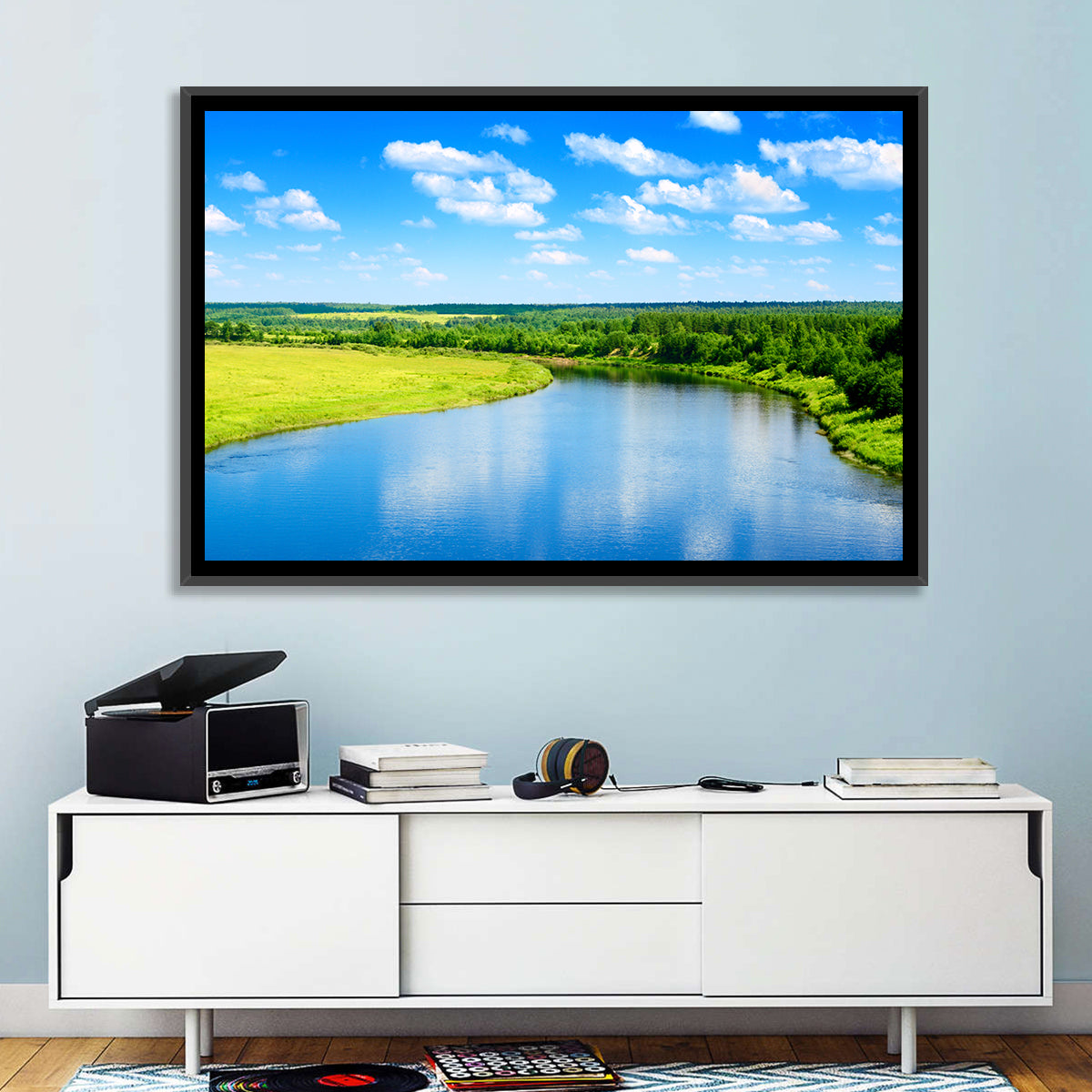 Blue River Wall Art