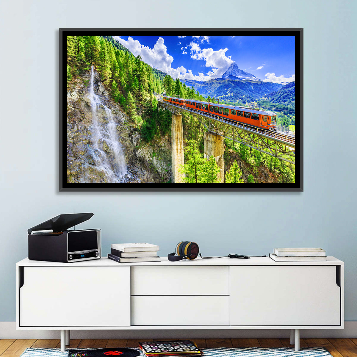 Gornergrat Tourist Train Wall Art
