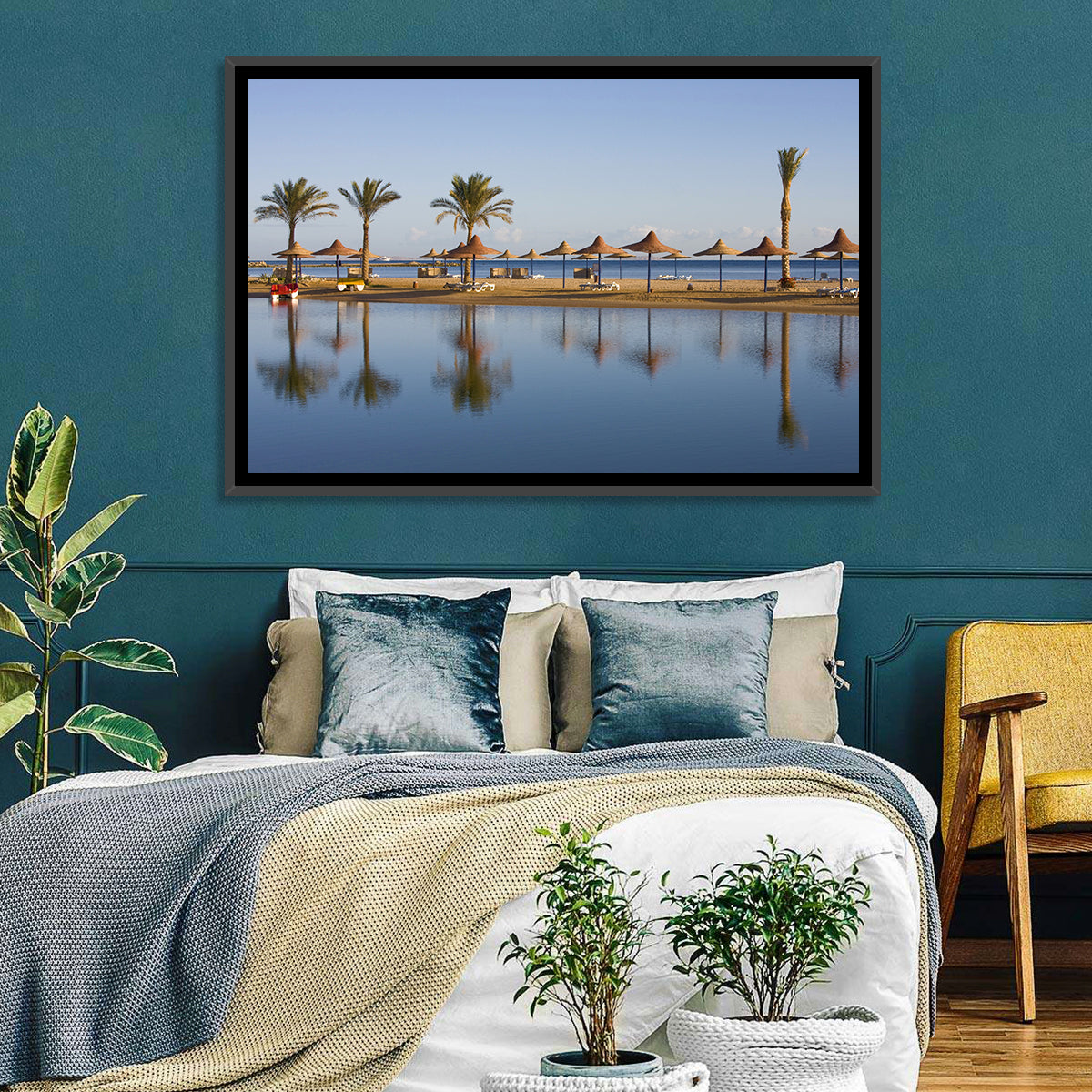 Hurghada City Beach Wall Art