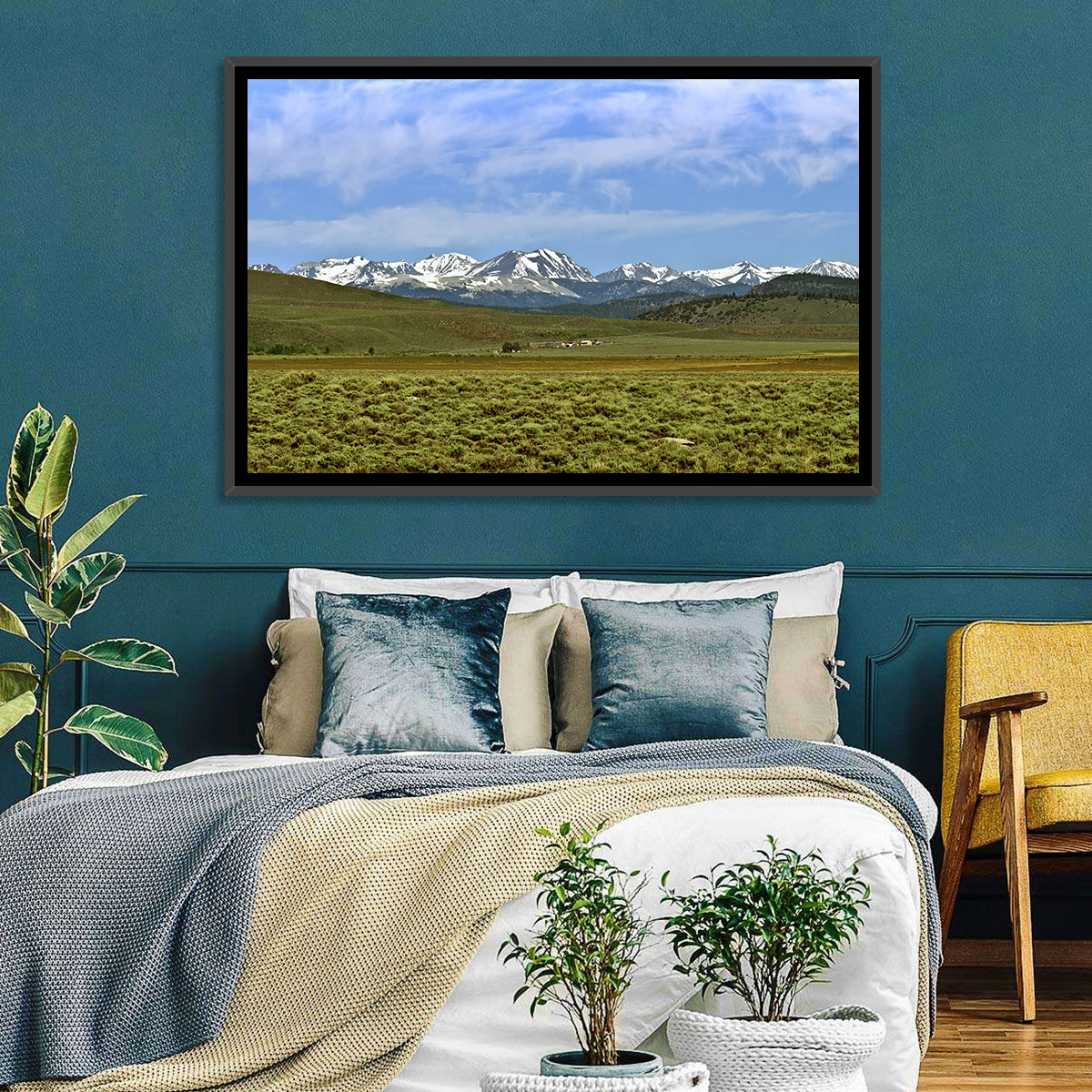 Sierra Nevada Mountain Range Wall Art