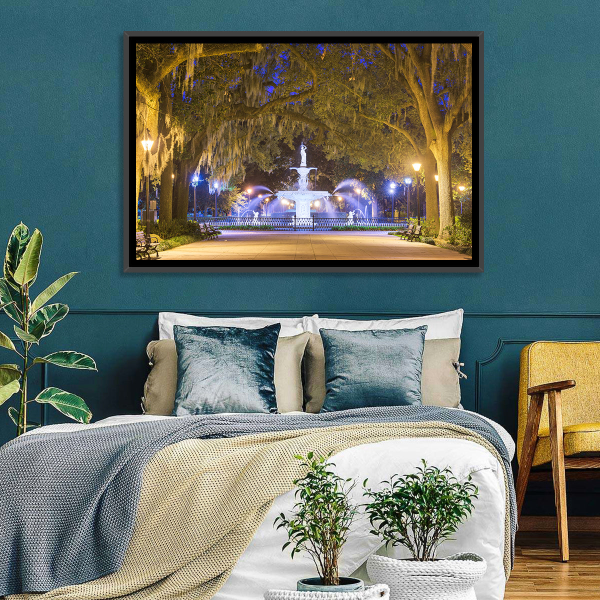Forsyth Park Fountain Wall Art