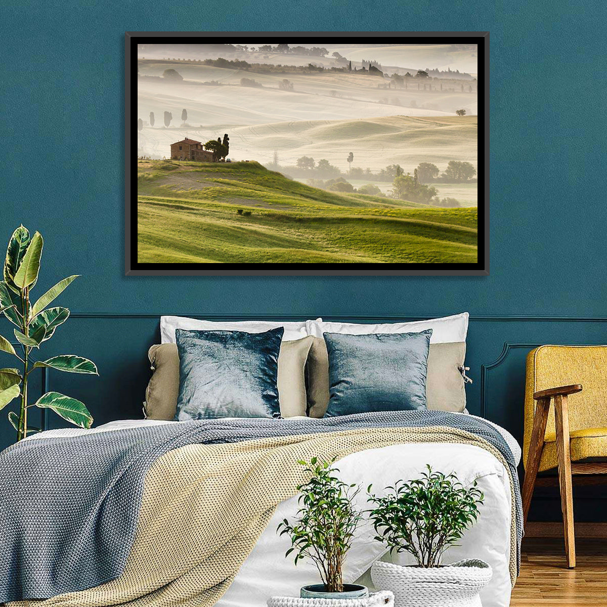 Foggy Tuscany Wall Art
