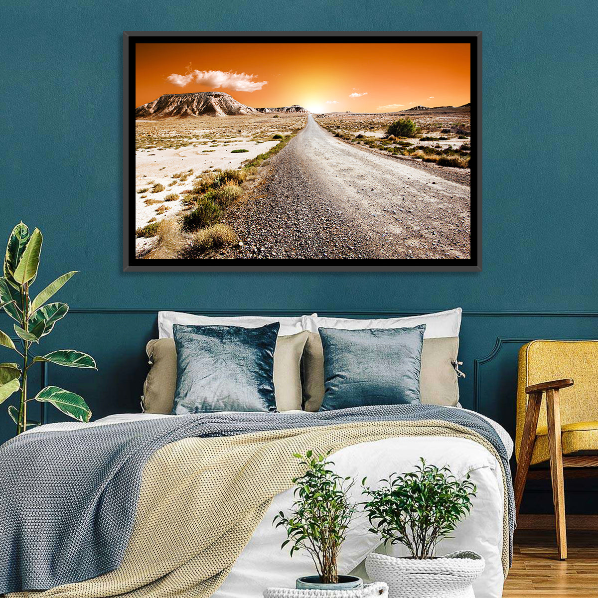 Infinite Desert Road Wall Art