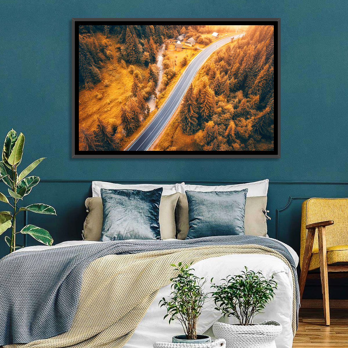 Carpathian Autumn Road Wall Art