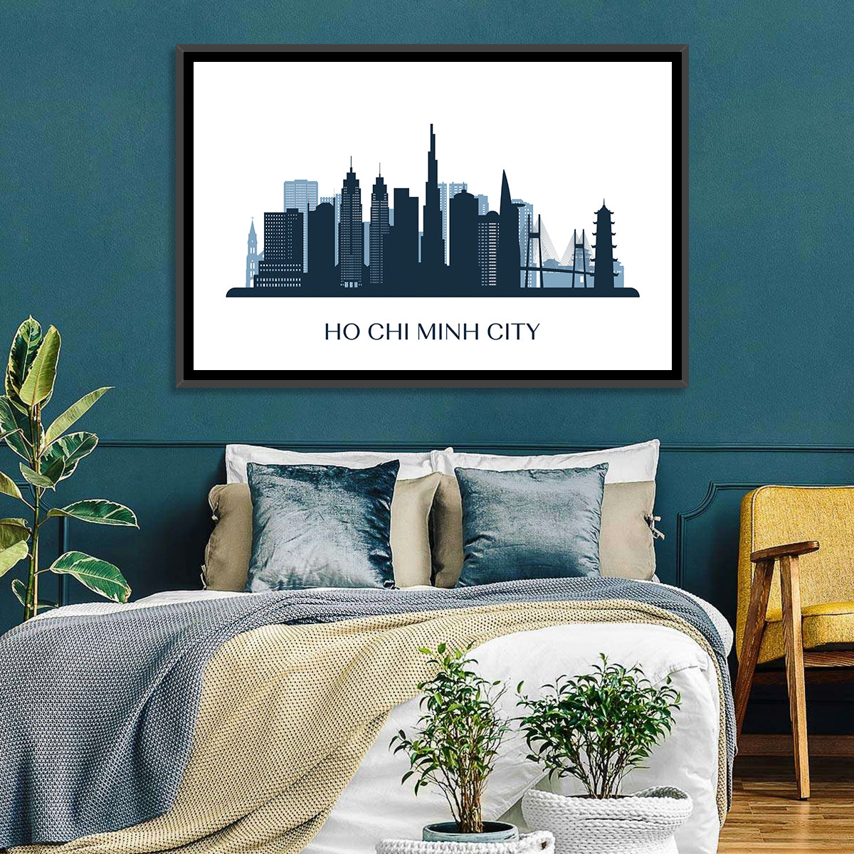 Ho Chi Minh City Skyline Wall Art