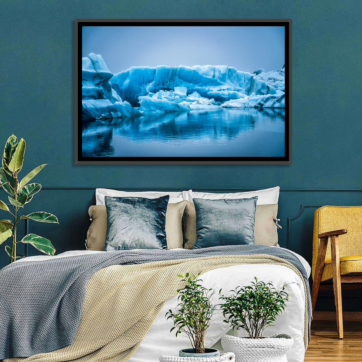 Icebergs In Jokulsarlon Wall Art