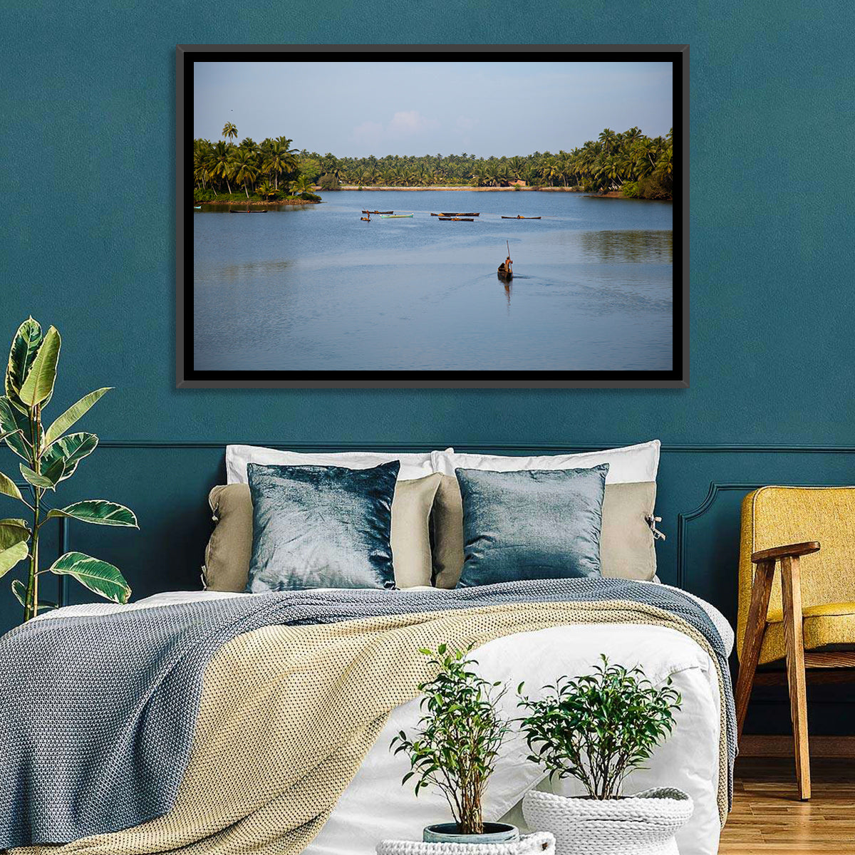 Lake in Udupi Karnataka Wall Art