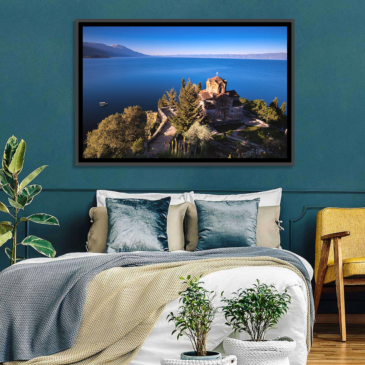 Lake Ohrid Church Wall Art