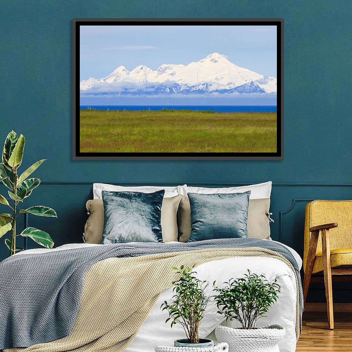 Mount Iliamna Volcano Wall Art