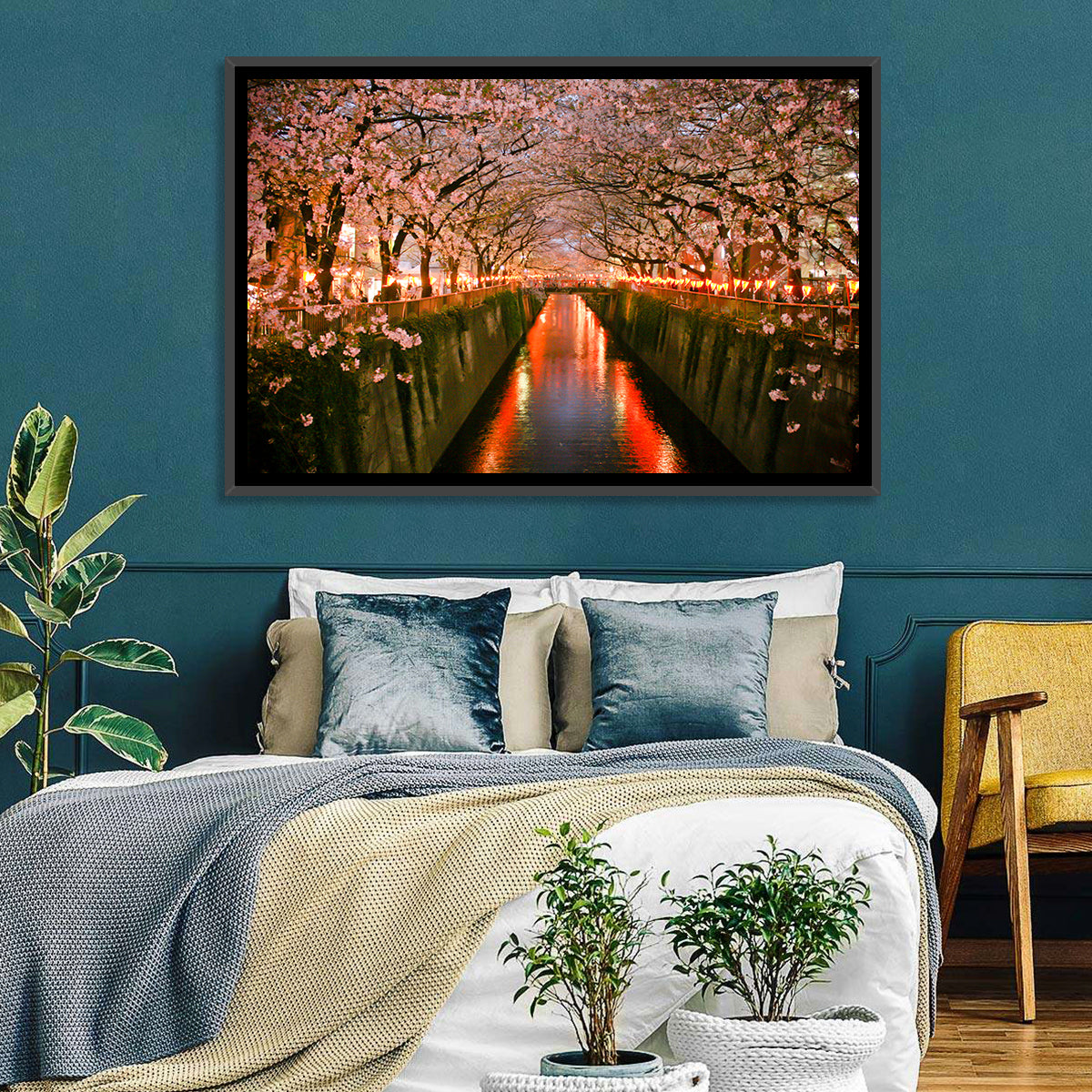 Meguro Cherry Blossom Wall Art