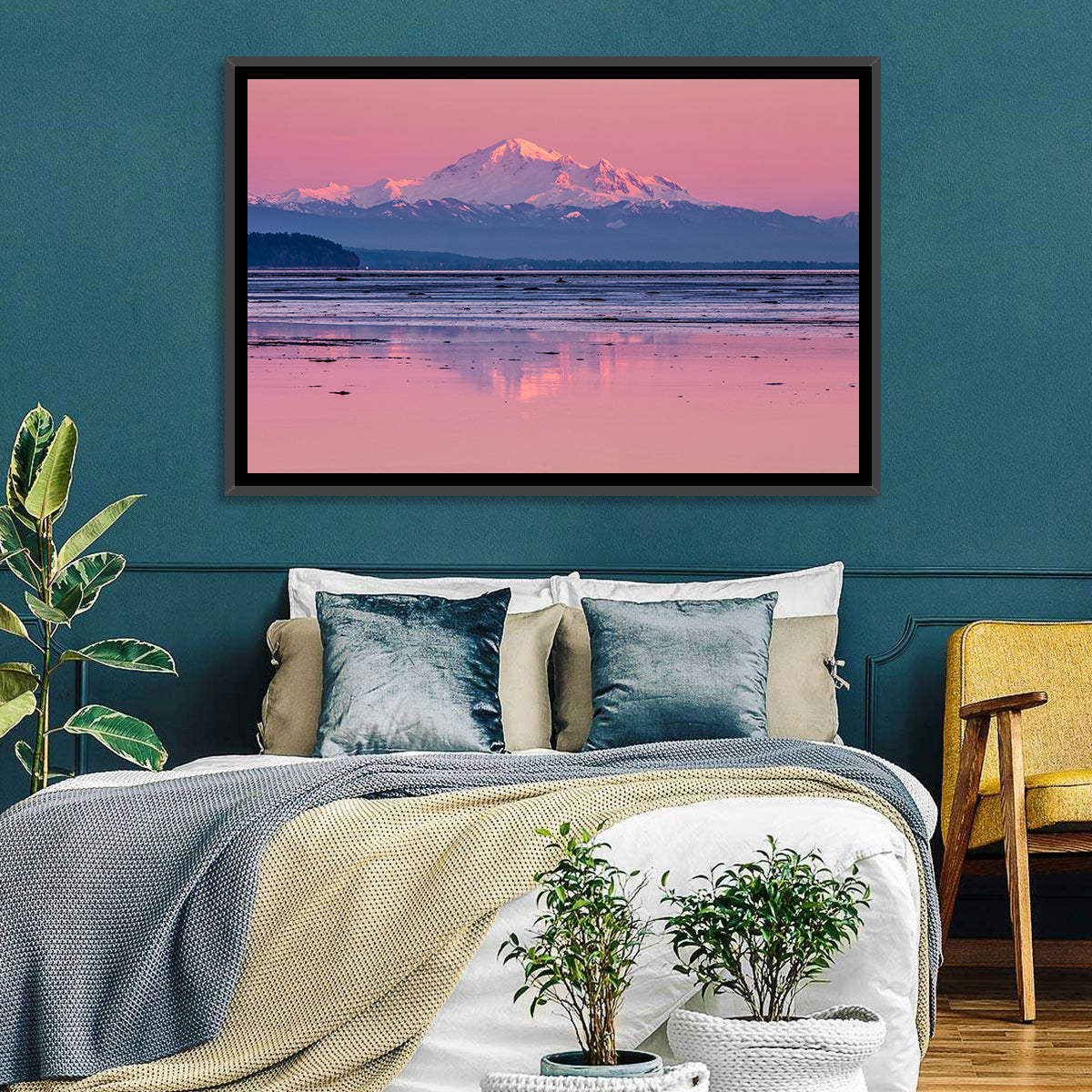 Mount Baker Sunset Wall Art