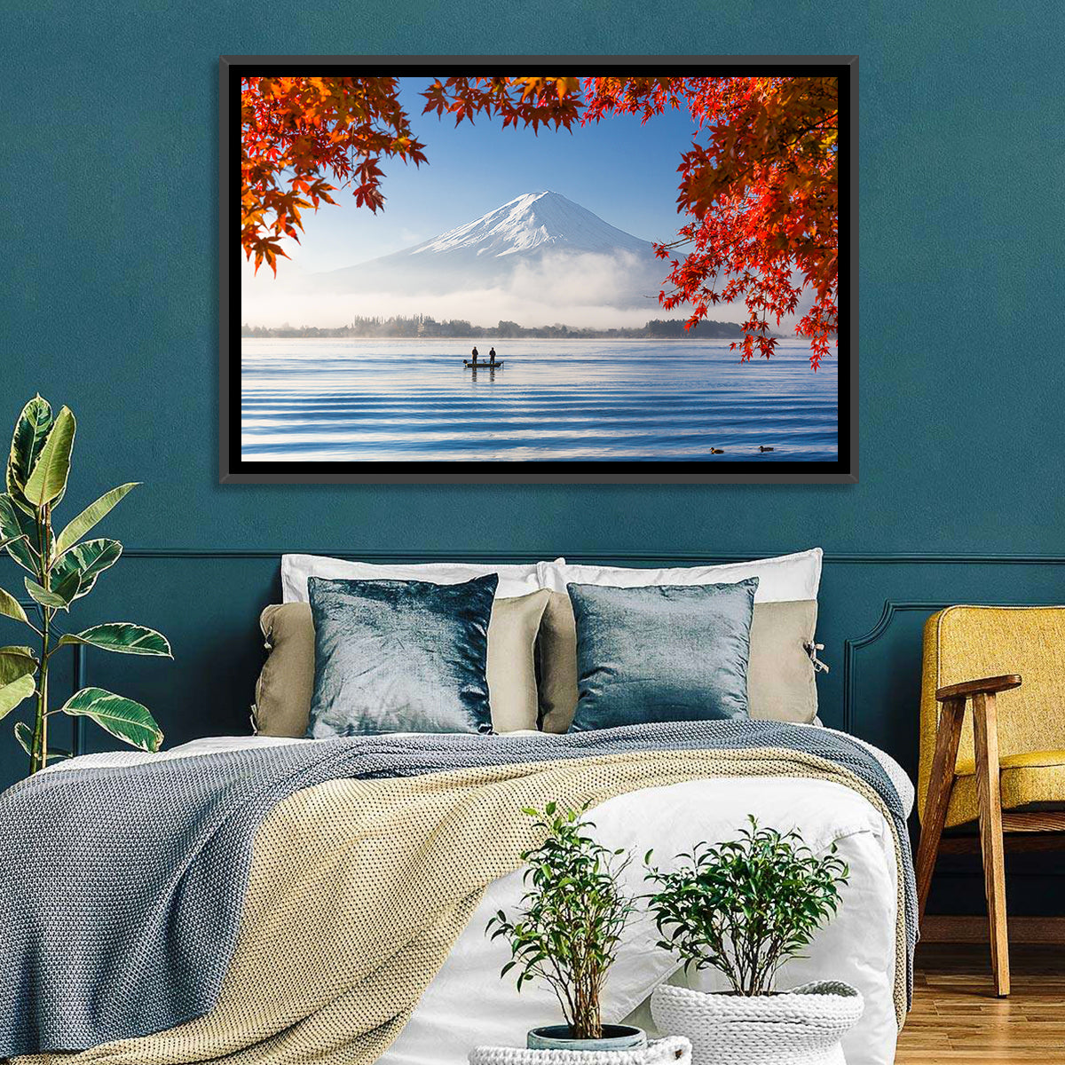 Mount Fuji & Lake Wall Art