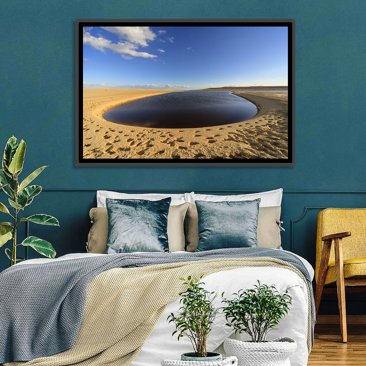 Fayoum Lake Wall Art