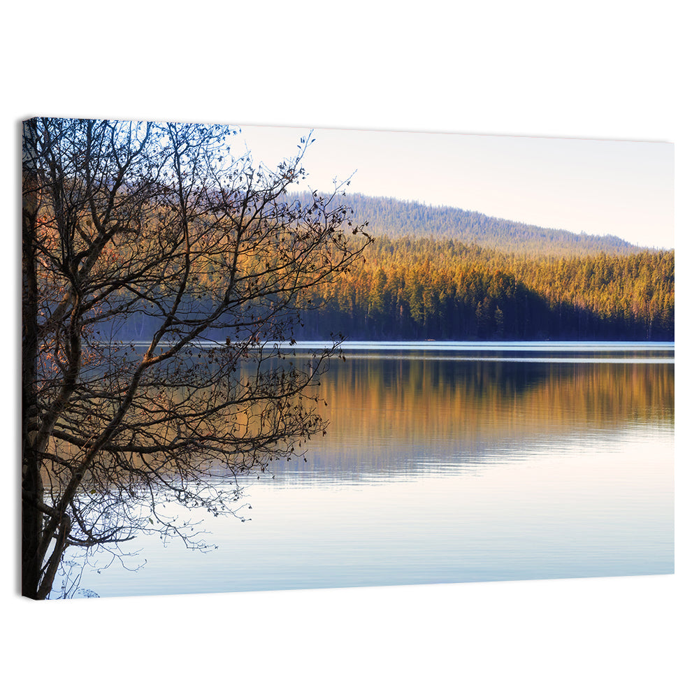 Dawn at Odell Lake Wall Art, canvas print, landscape
